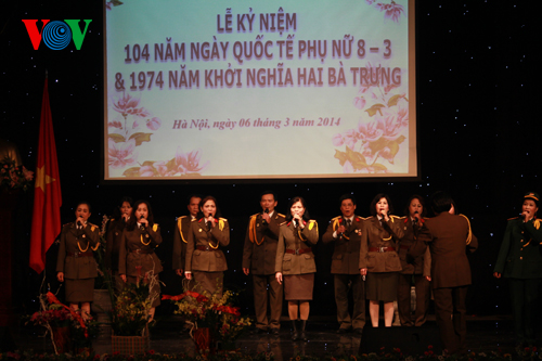 Во Вьетнаме отмечают Международный женский день и 1974-ю годовщину восстания сестёр Чынг